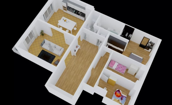 design en 3d appartement